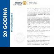 20 godina Rotary Cluba Budva