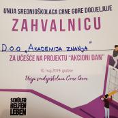 Akcioni dan realizovan u Akademiji znanja