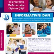 Informativni dan - obrazovanje po programu Međunarodne diplome (IB)